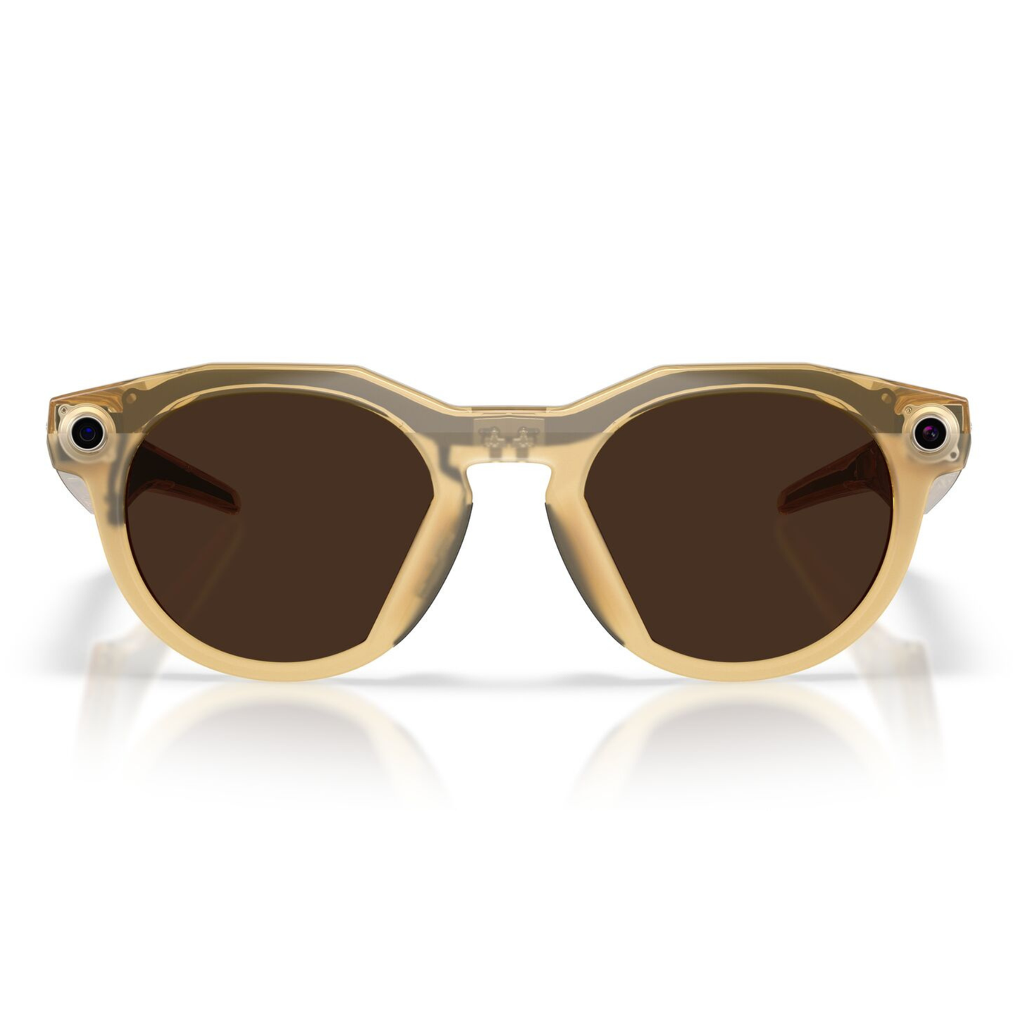 Lentes De Sol Oakley Meta 0OW8002 Hstn Transitions Café/Amarillo