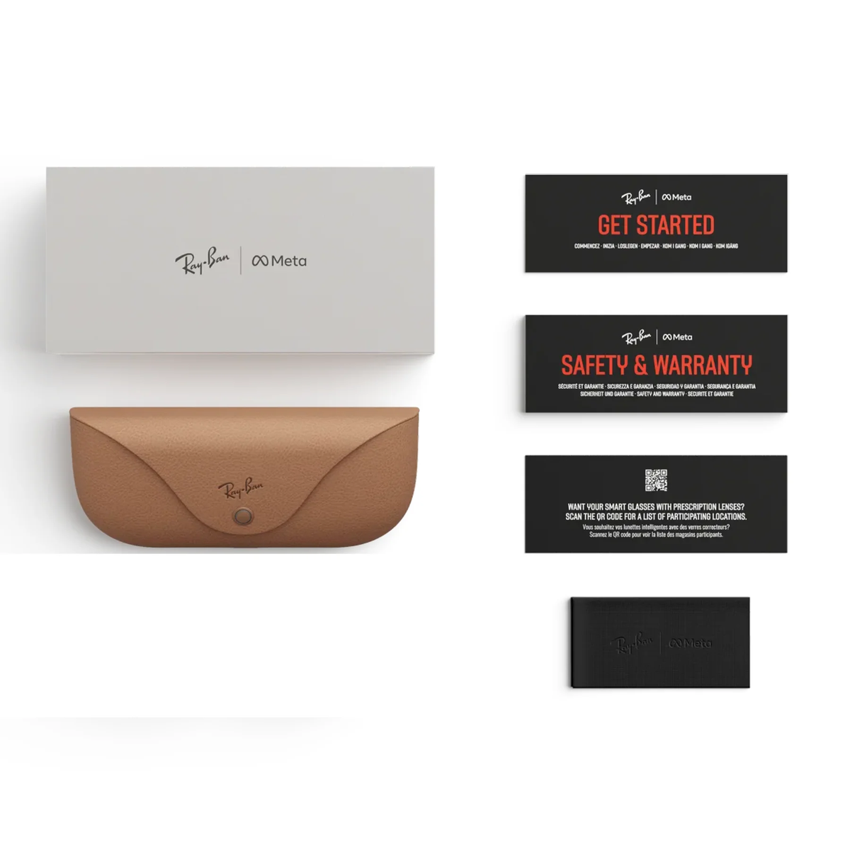 Lentes de sol Ray-Ban meta (Gen 3) Aviator Transitions Shiny Black