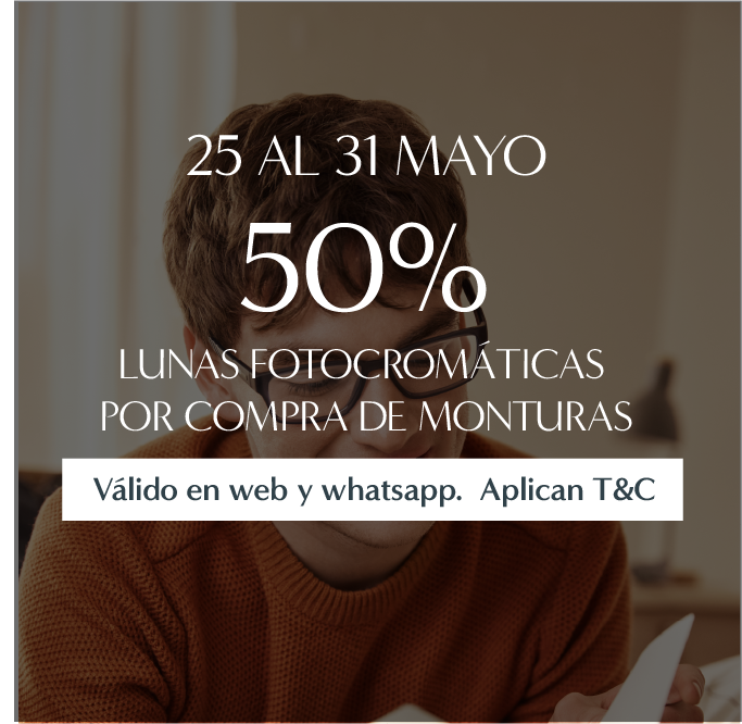 Menú lentes oftálmicos