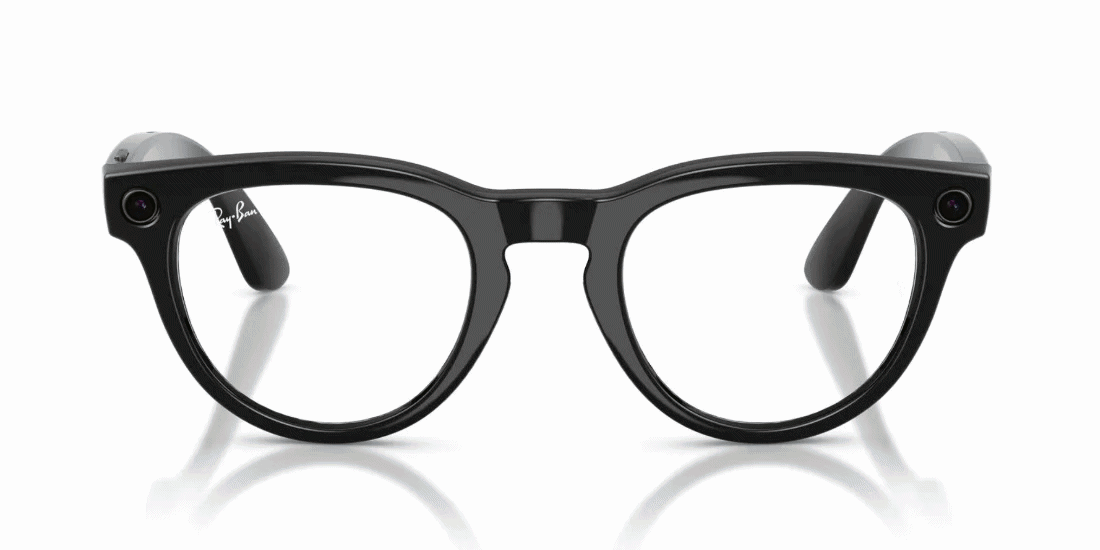 Lentes De Sol Ray-Ban Meta 0RW4013 Headliner Transitions Azul/Negro