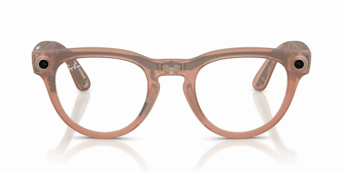 Lentes De Sol Ray-Ban Meta 0RW4013 Headliner Transitions Gris/Durazno
