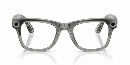 Lentes De Sol Ray-Ban Meta 0RW4012 Wayfarer Transitions Azul/Gris