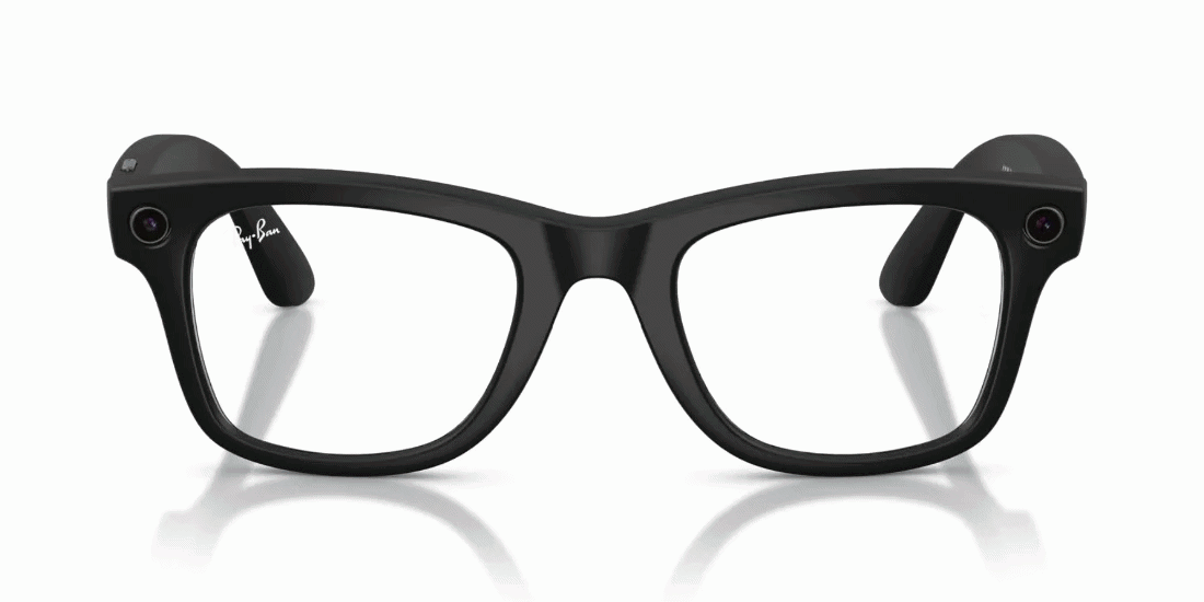 Lentes De Sol Ray-Ban Meta 0RW4012 Wayfarer Transitions Large Gris/Negro