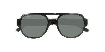 Lentes De Sol Unofficial UO6206 Transparent Kaki Green Verde/Naranjo