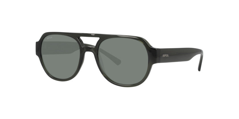 Lentes De Sol Unofficial UO6206 Transparent Kaki Green Verde/Naranjo