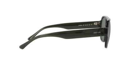 Lentes De Sol Unofficial UO6206 Transparent Kaki Green Verde/Naranjo