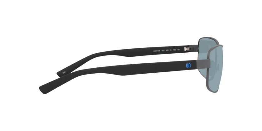 Lentes De Sol Unofficial UO5146 Gun Blue Mirror Azul/Plateado