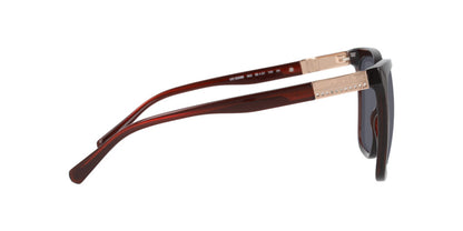 Lentes De Sol Unofficial UO6208B Transparent Burgundy Grey Gris/Burdeo