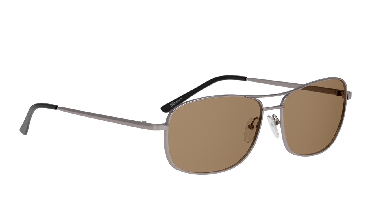 Lentes De Sol Seen NE5002 Snsm0009 Café/Gris