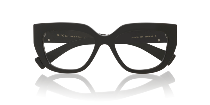 Lentes Oftálmicos Gucci GC002390 Gg1847O Black Negro