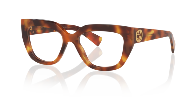 Lentes Oftálmicos Gucci GC002390 Gg1847O Tortoise Café