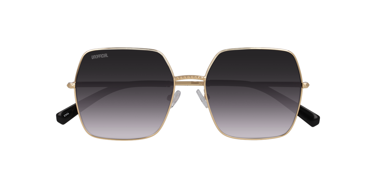 Lentes De Sol Unofficial UO5140 Gris/Dorado