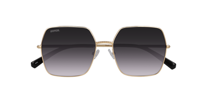 Lentes De Sol Unofficial UO5140 Gris/Dorado