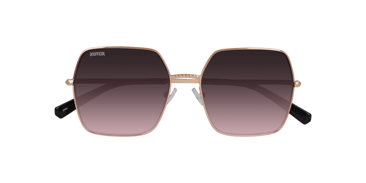 Lentes De Sol Unofficial UO5140 Purpura/Dorado