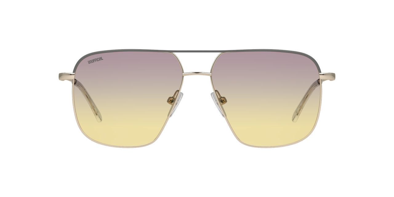 Lentes De Sol Unofficial Unofficial Gris/Dorado