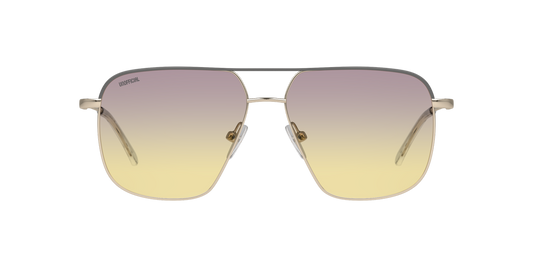 Lentes De Sol Unofficial Unofficial Gris/Dorado