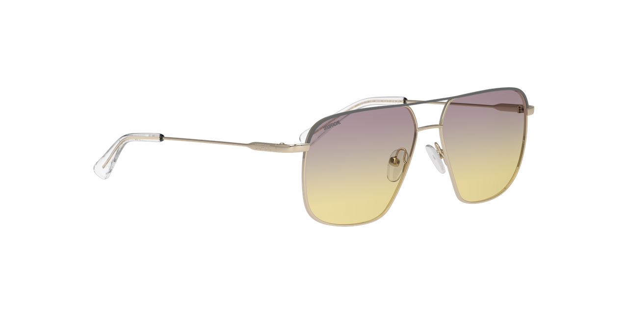 Lentes De Sol Unofficial Unofficial Gris/Dorado