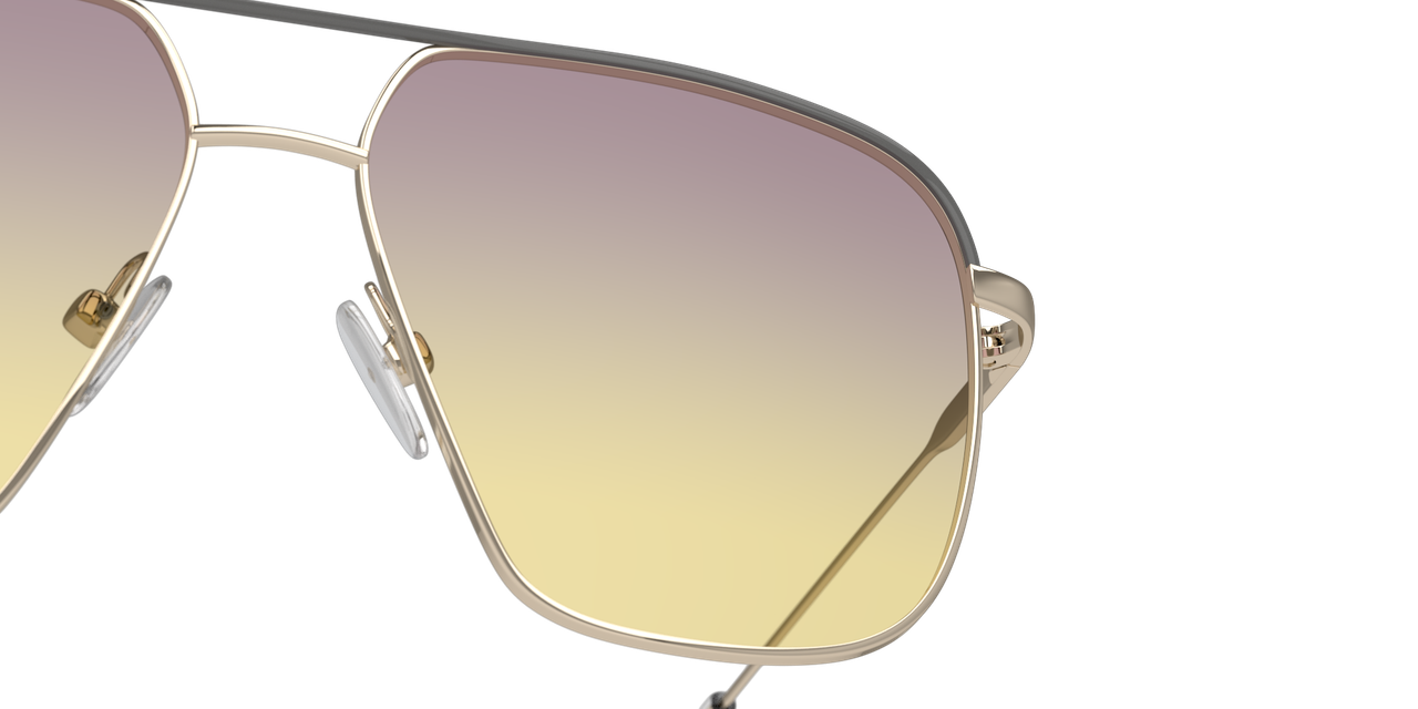 Lentes De Sol Unofficial Unofficial Gris/Dorado