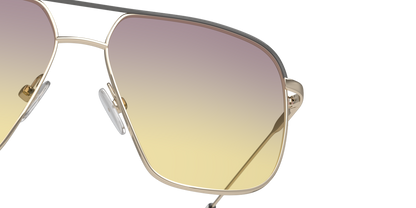 Lentes De Sol Unofficial Unofficial Gris/Dorado