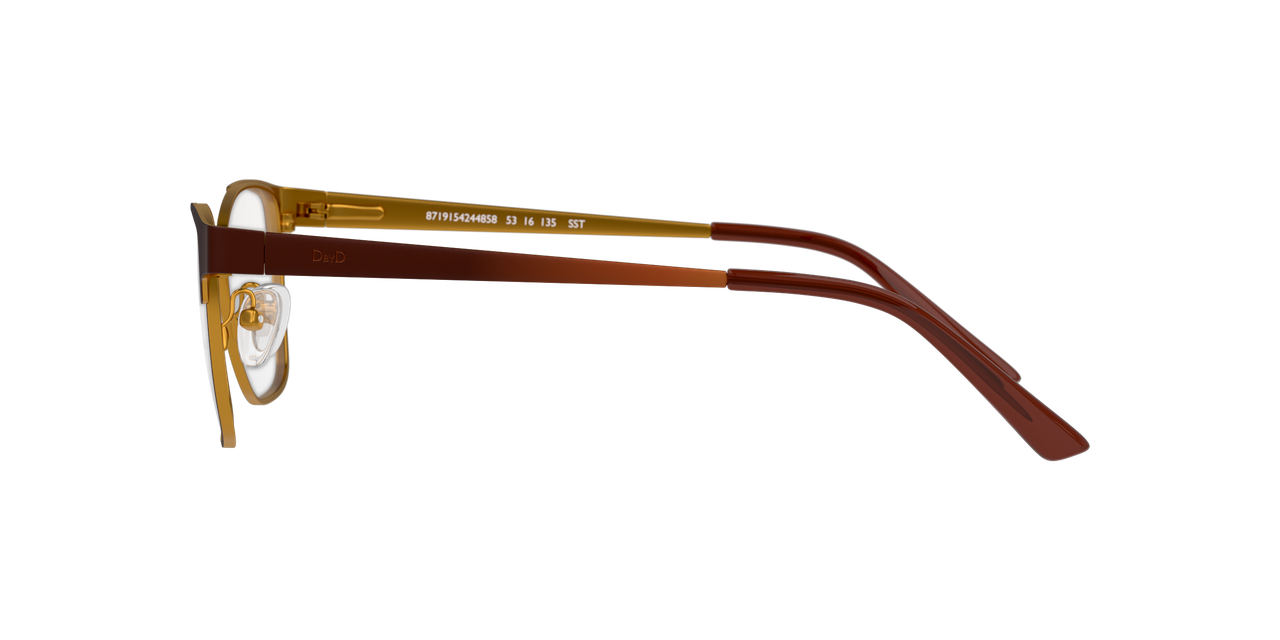 Lentes Oftálmicos Dbyd DB1007 Dbkf01 Café