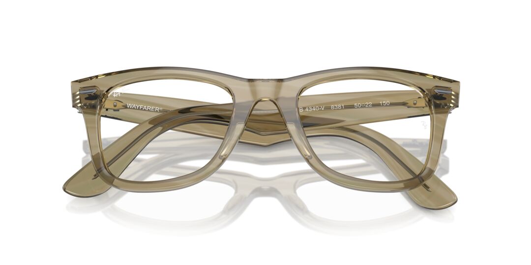 Lentes Oftálmicos Ray-Ban RX4340V Wayfarer Ease Gris